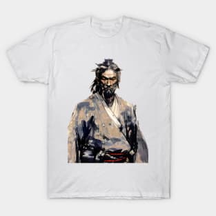 Japanese Ronin Samurai: I Play Alone T-Shirt